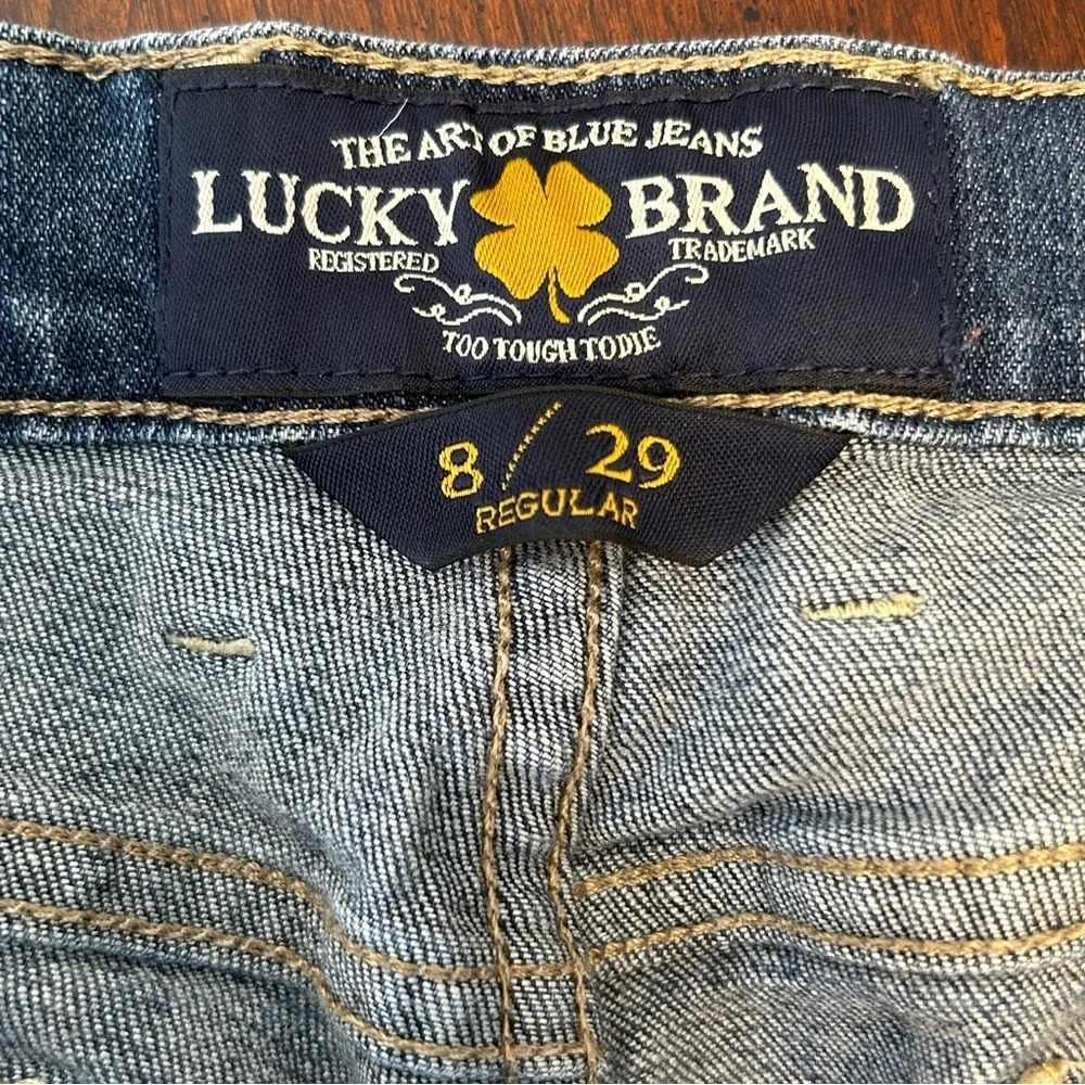 Lucky Brand Sweet and Low Boot Cut Women’s Size 8/29 Dark Blue Wash Jean - Picture 5 of 15